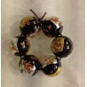 Set 6 pcs Handmade Murano Glass Beads - Set 6 pc Perle in Vetro di Murano fatte a mano