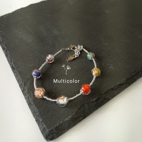 Murano Glass Beads Braceletes - Bracciali con Perle in Vetro di Murano