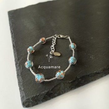 Murano Glass Beads Braceletes - Bracciali con Perle in Vetro di Murano