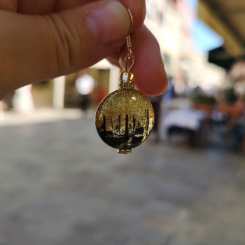Murano glass earrings Venice images - Orecchini in vetro di Murano immagini Venezia