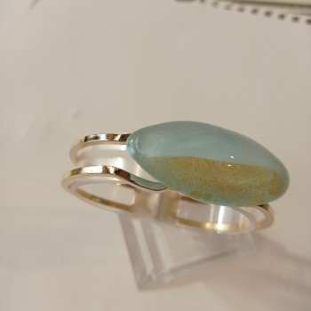 Murano glass bracelet with gold and silver - Bracciale in Vetro di Murano con oro e argento